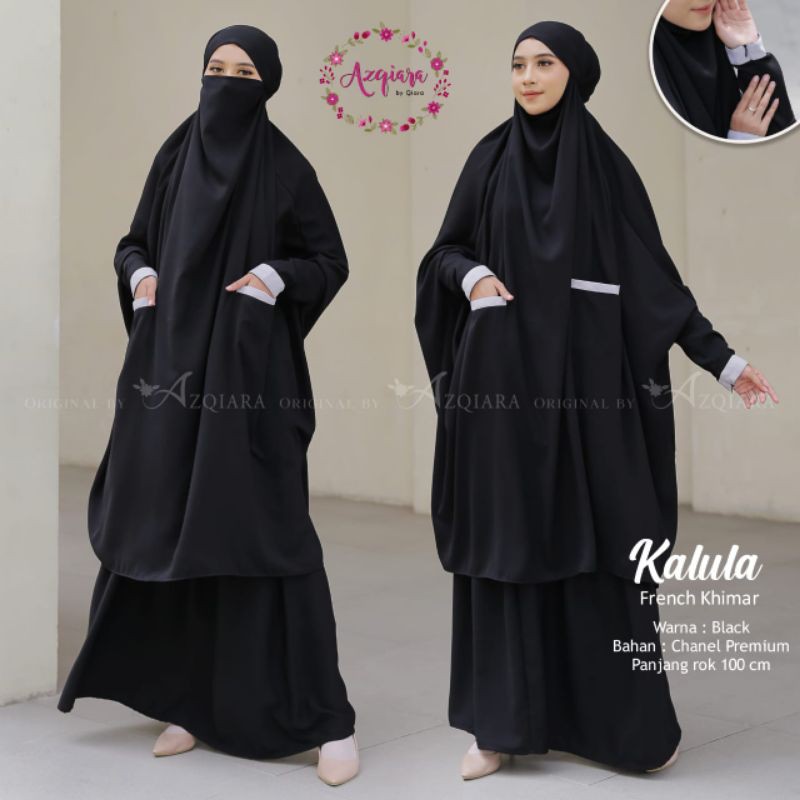 Kalula French Khimar Ori Qiara (Rok + Jilbab)