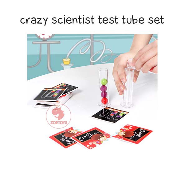 Zoetoys Crazy Scientist Test Tube Set | Logical Thinking Game for Kids | Mainan Edukasi Anak