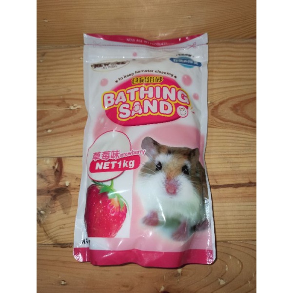 pasir hamster 1kg bathing sand pasir wangi