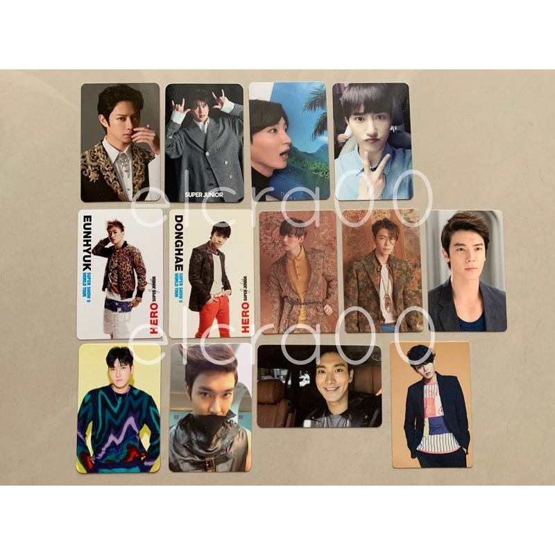 SUPER JUNIOR Official Photocards