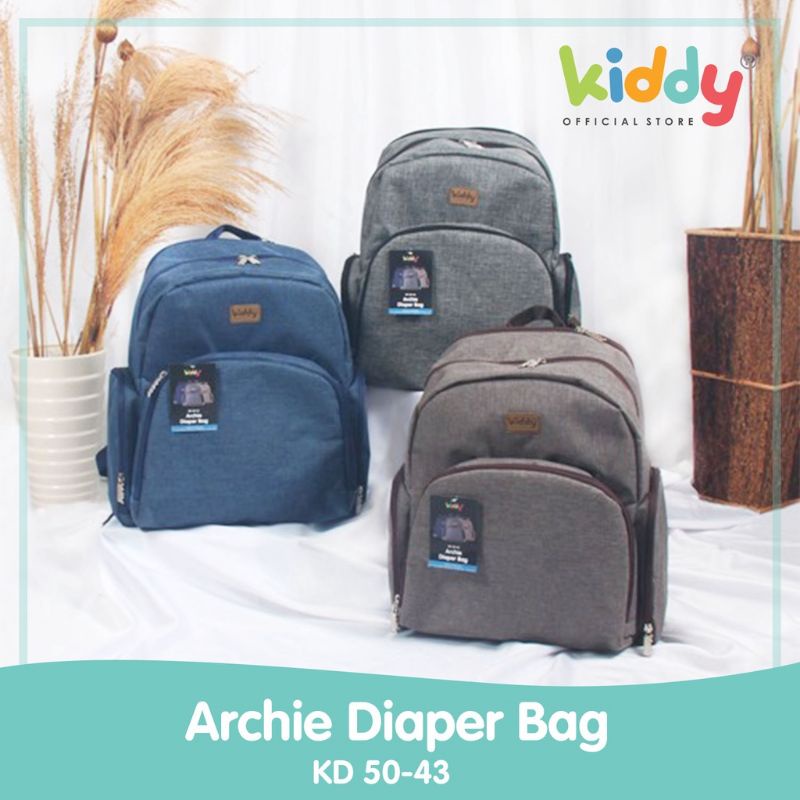 Kiddy Archie Diaper Bag-5043 / Tas kiddy Ransel Backpack baby 2in1 kd 50-34