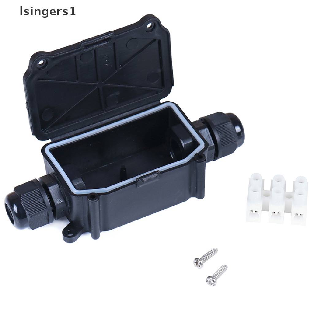 (lsingers1) Junction box Konektor Kabel 2 / 3 Arah 450v ip66 Anti Air Dengan terminal Untuk outdoor