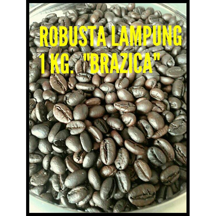 

KOPI BIJI ROBUSTA LAMPUNG MEREK BRAZICA "GOLD QUALITY" 1 KG - BUBUK HALUS