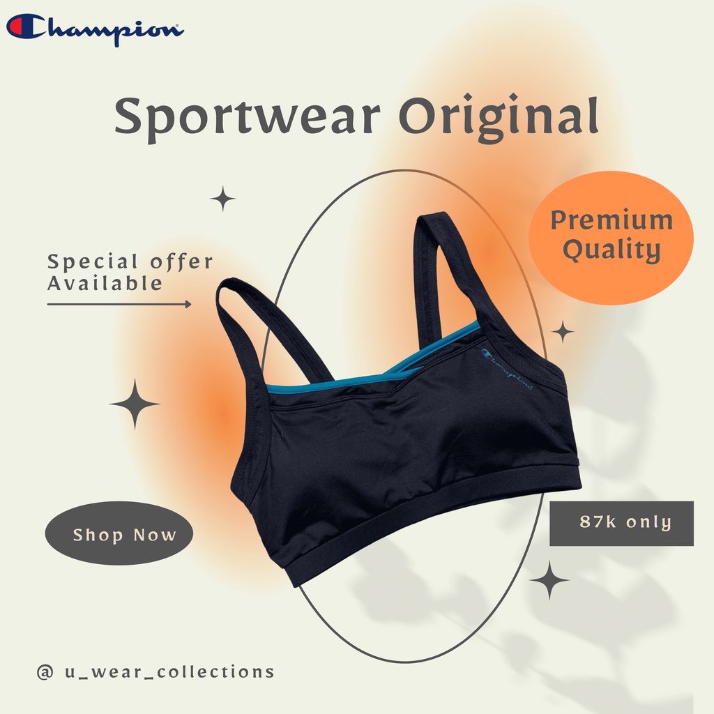 CHAMPION BRAND ORIGINAL SPORT BRA THRIFT SHOP LIKE NEW