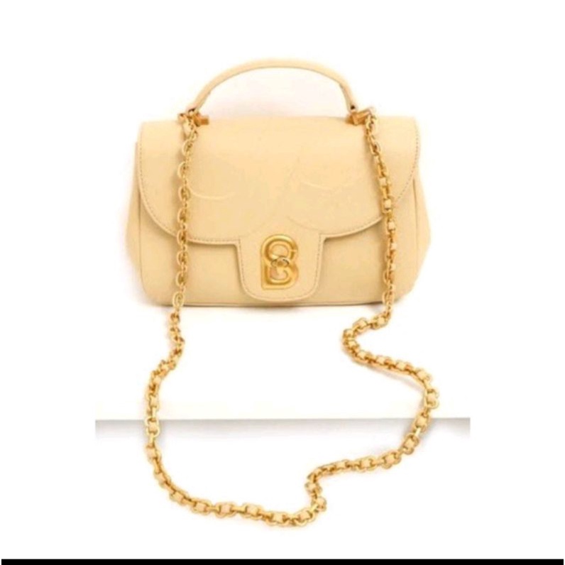 buttonscarves Alma Flap bag medium cream original