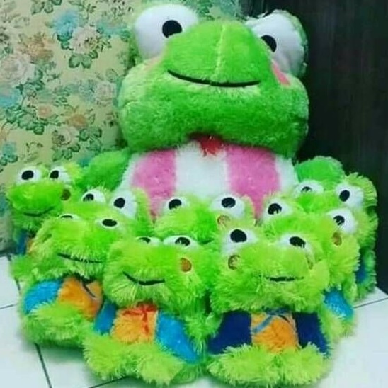 PAKET MURAH BONEKA KEROPI JUMBO BESAR BERANAK 8