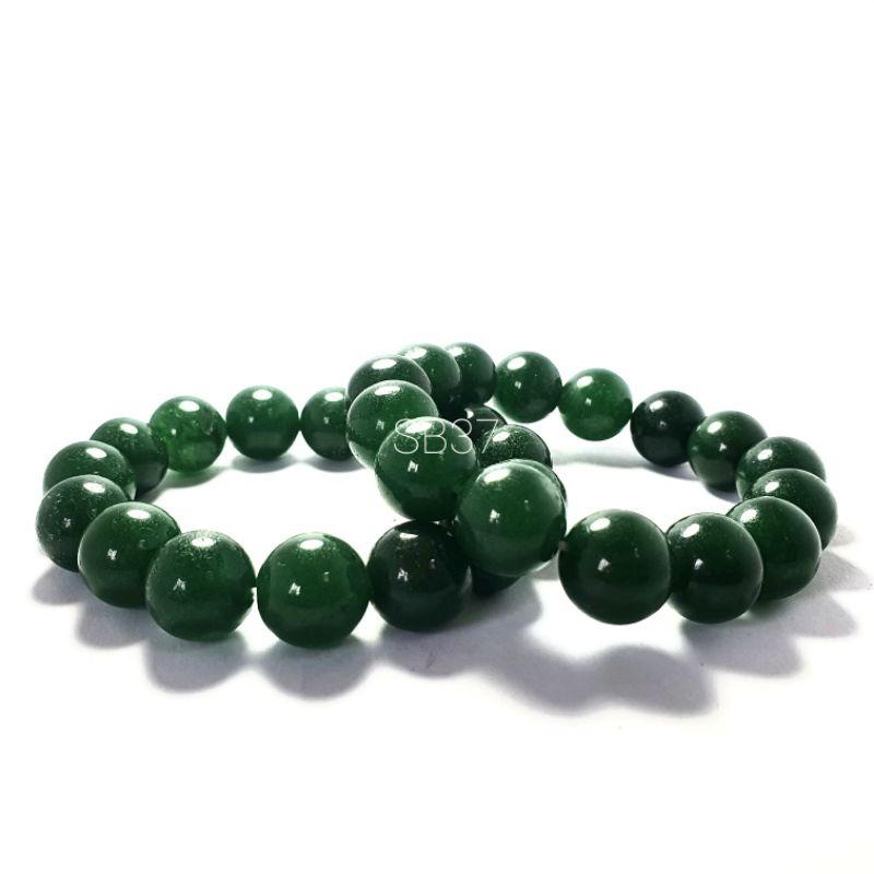 Gelang Giok Hijau tua impor