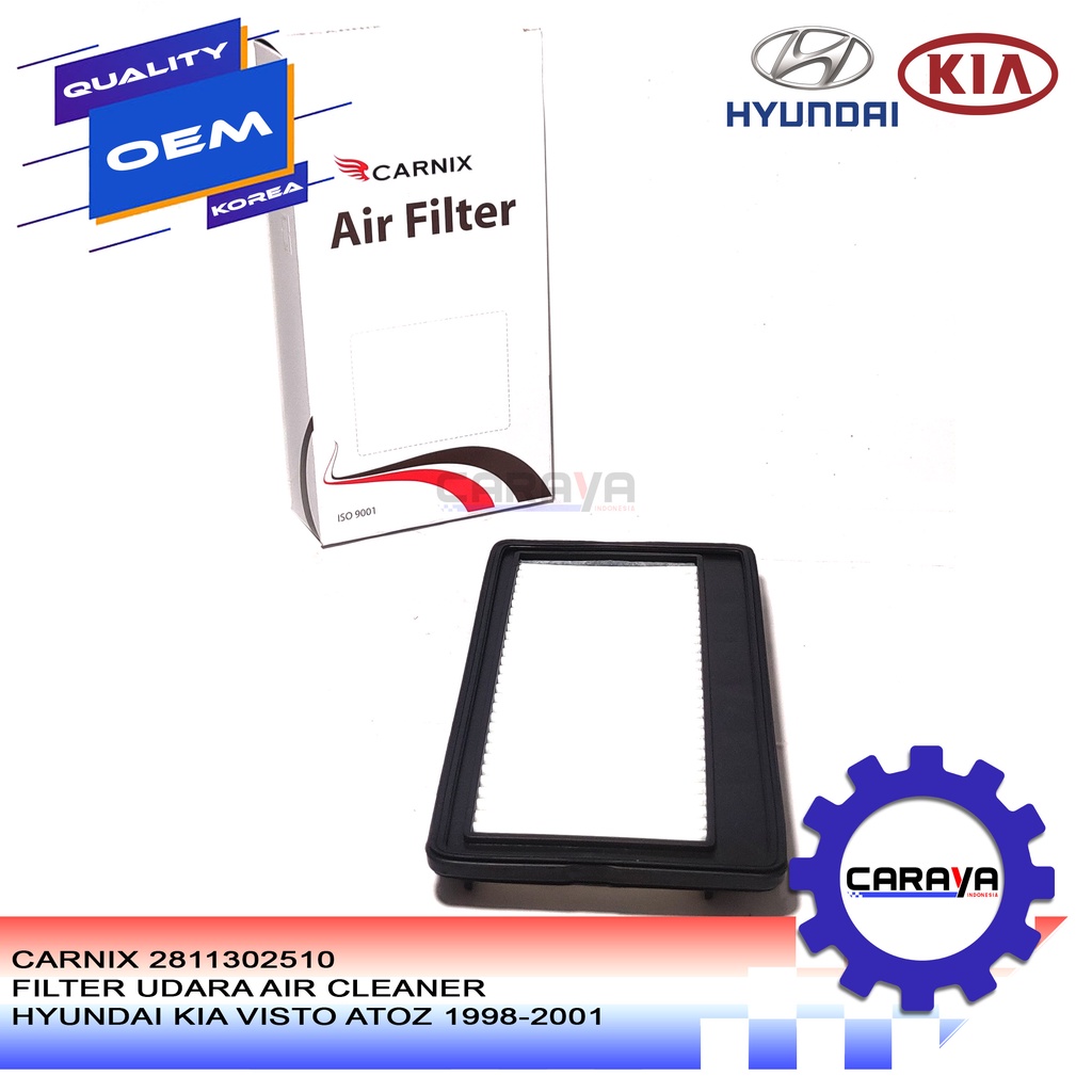 FILTER UDARA AIR CLEANER HYUNDAI KIA VISTO ATOZ 1998-2001