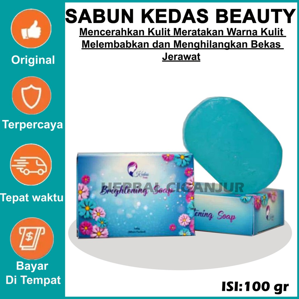 SABUN KEDAS BEAUTY 100% Original | Mencerahkan Kulit wajah dan badan