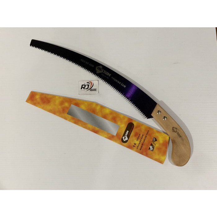 Gergaji / Graji Kopi Dahan Gagang Kayu Carlton Arlton 14&quot; [12pc]