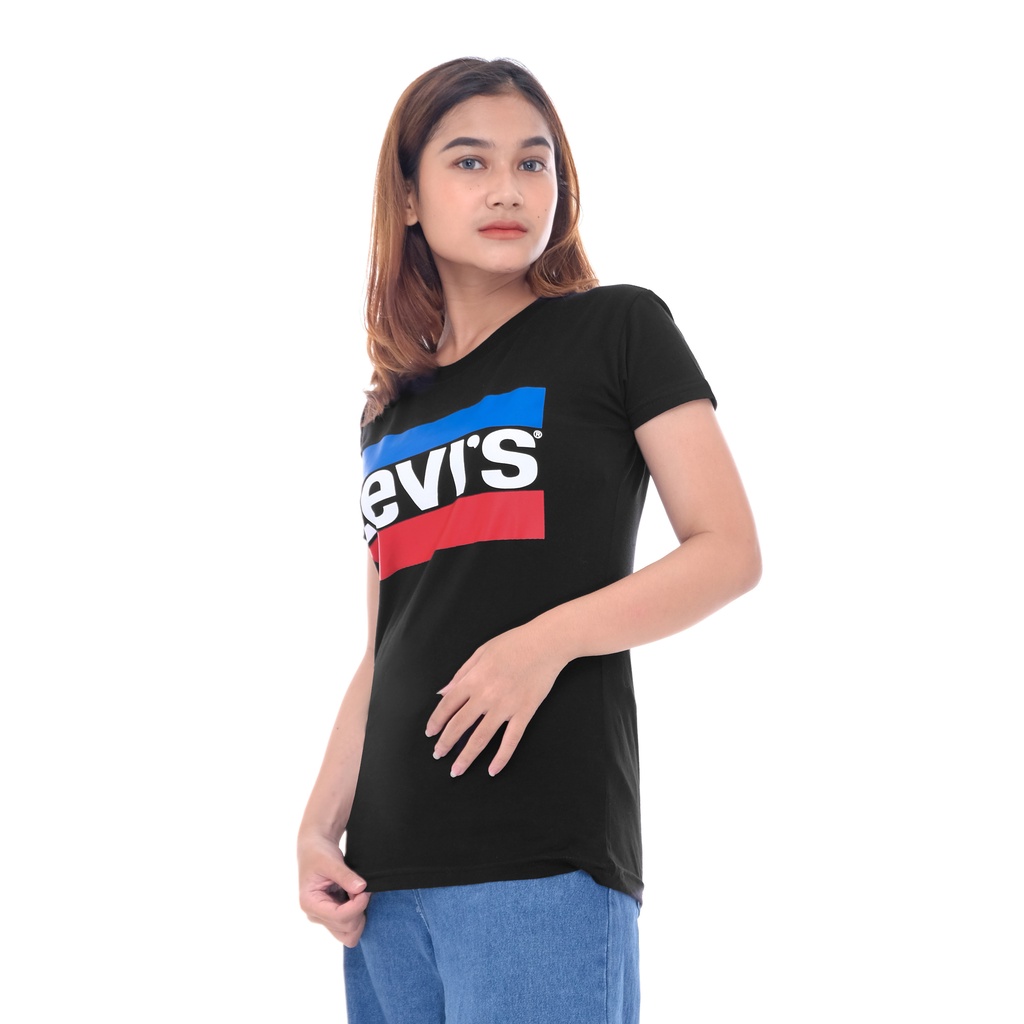 Kaos Levi's | Kaos Cewek | Graphic Black | KLW - 10