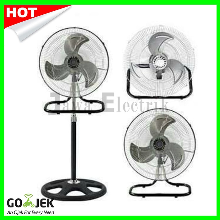 Arashi industrial fan kipas angin besi 3in1 CYCLONE AR118 SDW-istimewa