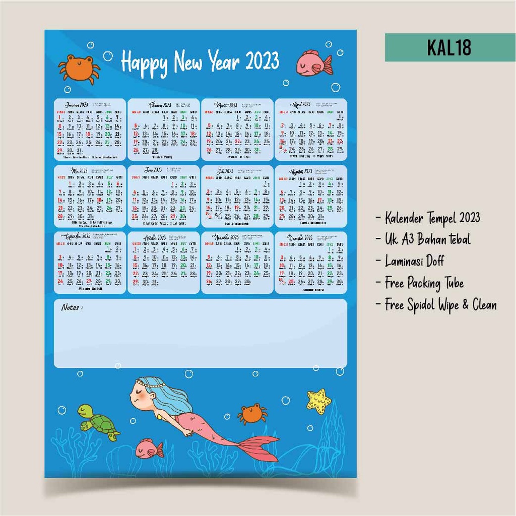 

Artomaringi Kalender Dinding 2025 / Kalender Tempel Custom KAL18
