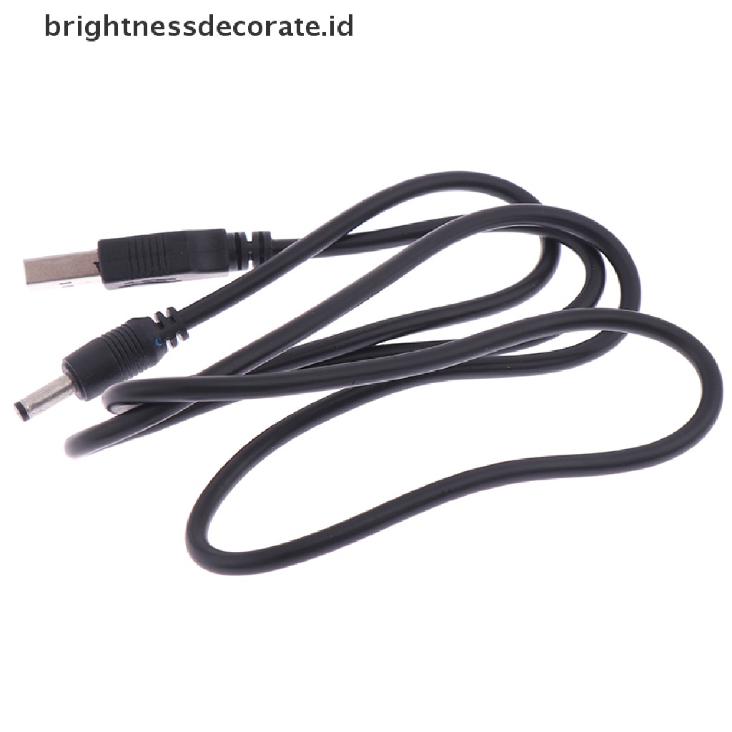 1pc Kabel Power Konektor Usb Ke Dc 3.5mm Male To 2a Jack