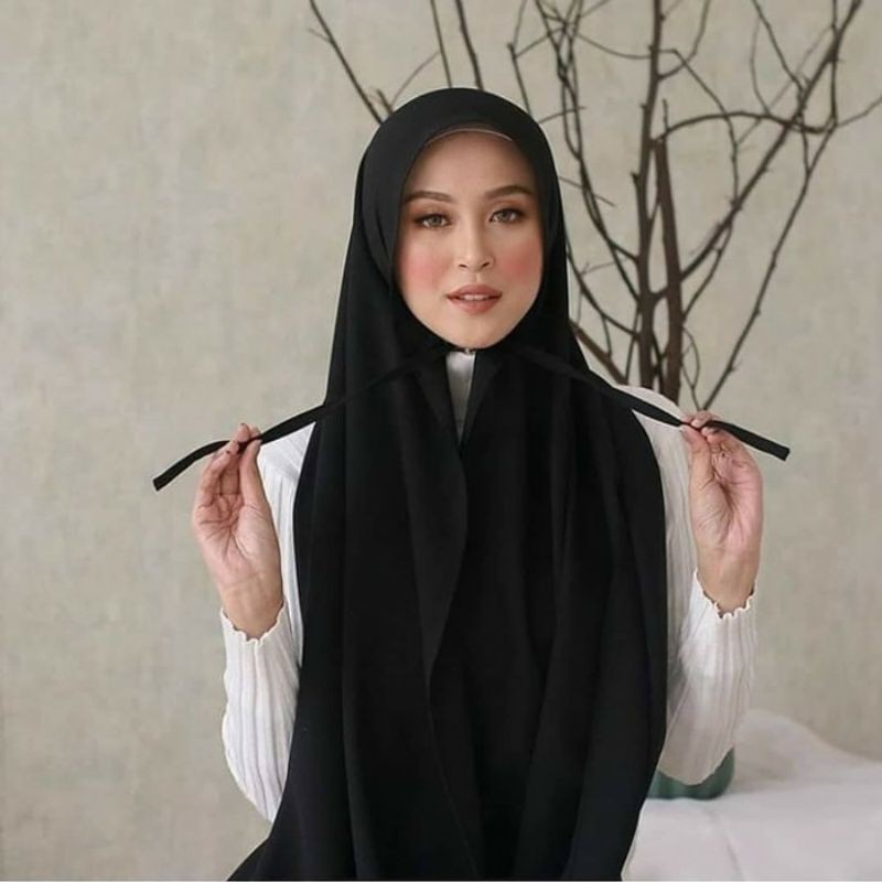 PREMIUM JILBAB PASHMINA TALI DIAMOND ITALIANO HIJAB INSTAN PASHMINA SABYAN