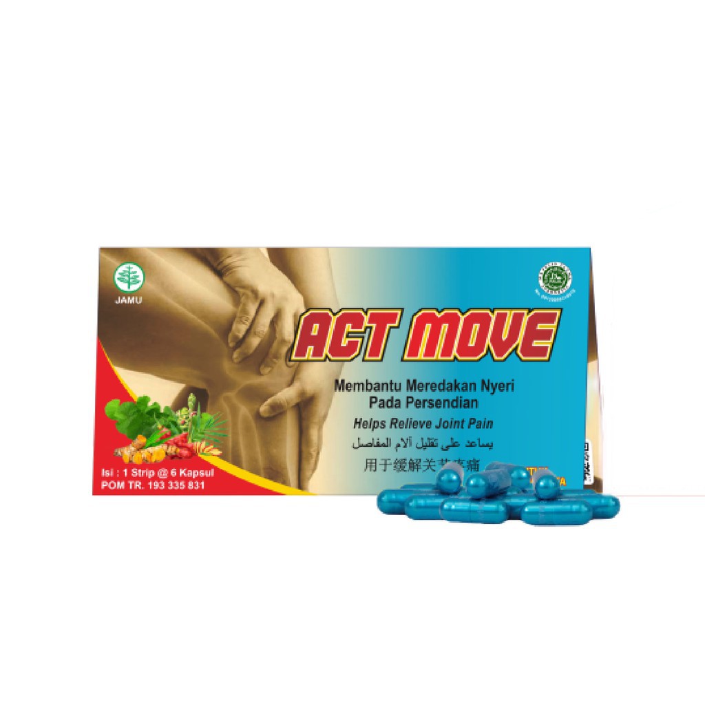 

Obat Herbal Penyakit Persendian Tulang ACT MOVE (1 Box @10 Amplop @6 Kapsul)