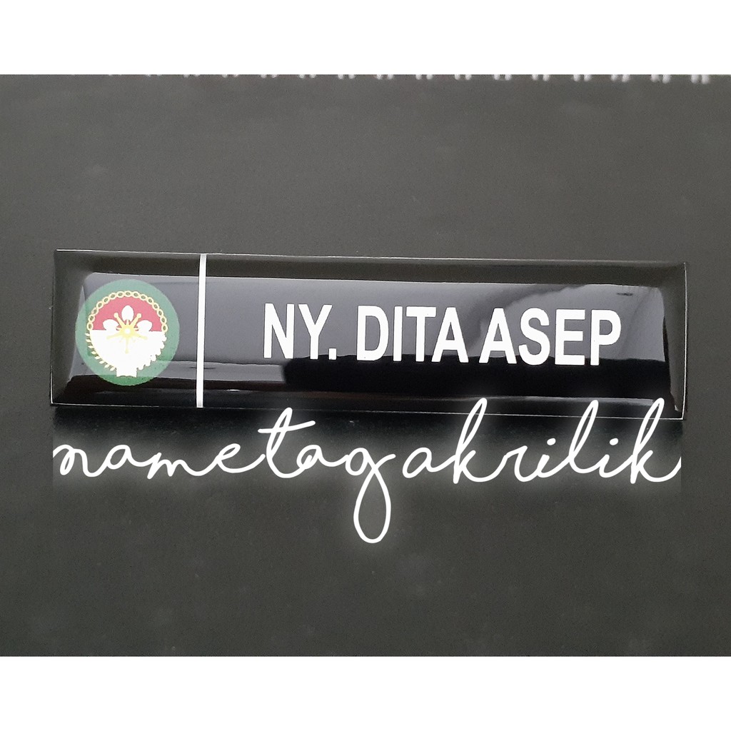 

Nametag, Papan Nama Dada, Magnet