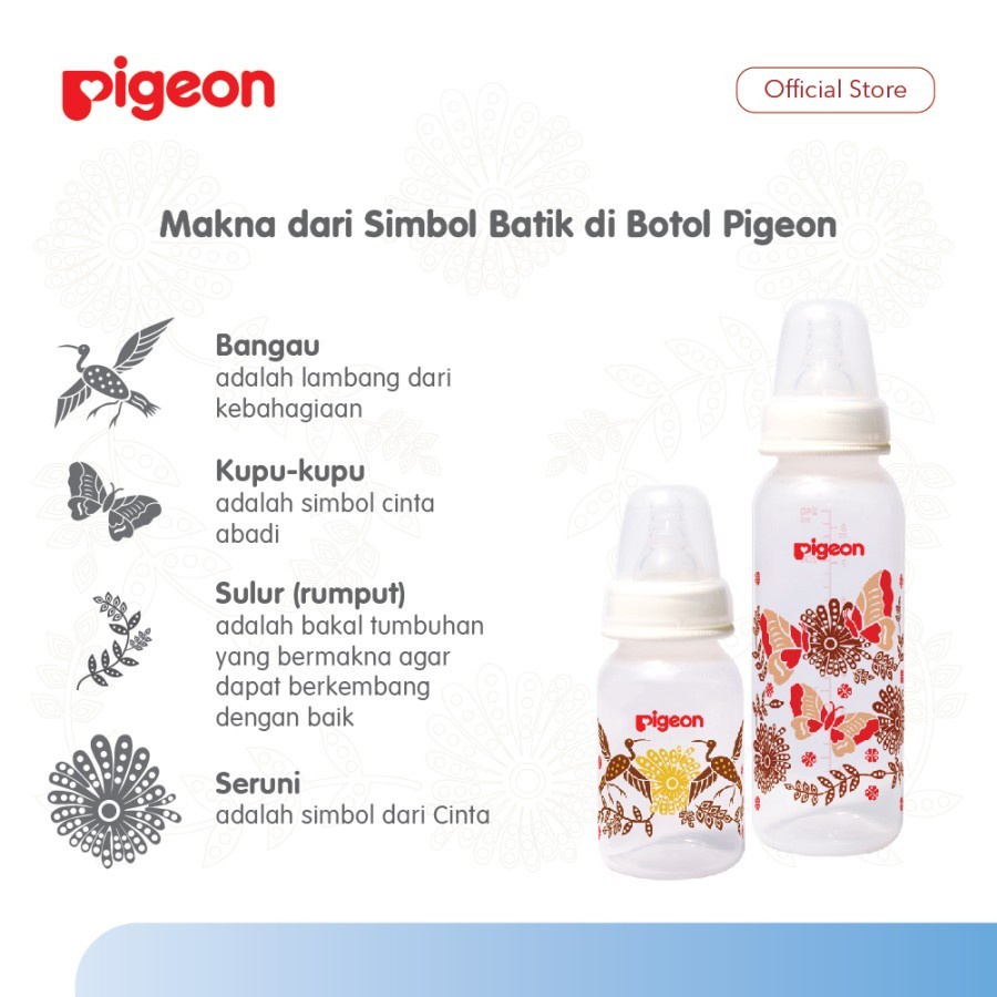 Pigeon Botol Susu Pigeon PP RP 120ml - Batik Kupu