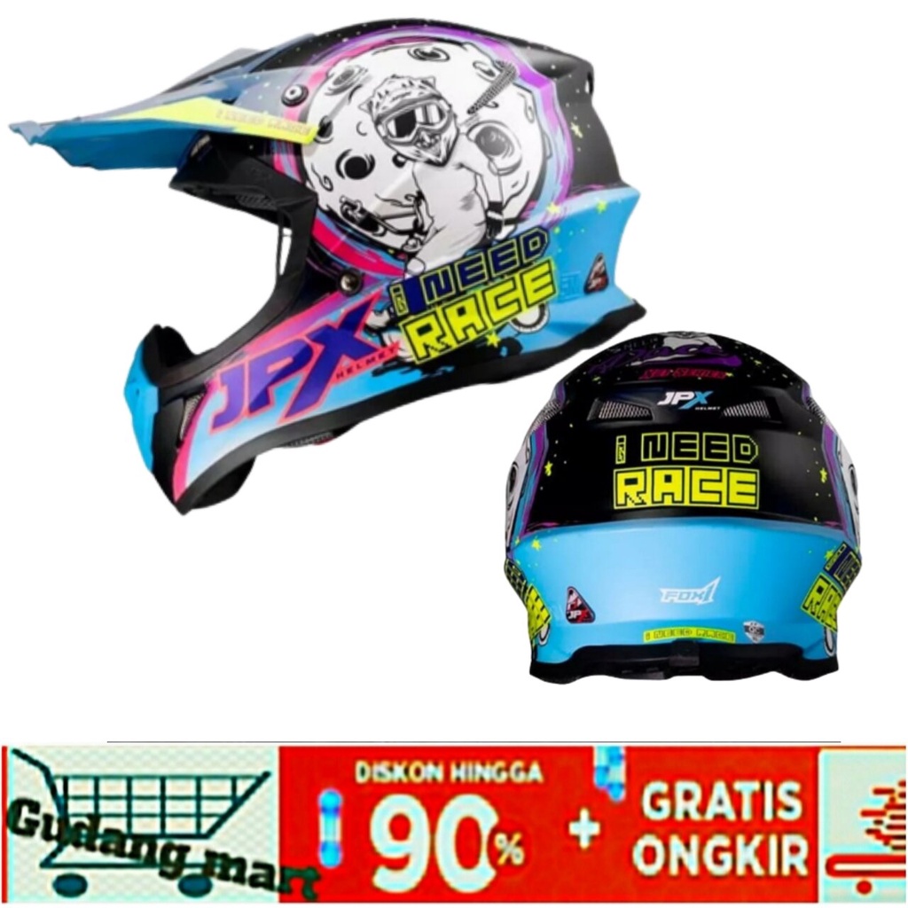 Helm JPX Cross Original blue official Helm JPX Cross / Helm Cross / Helm JPX / Helm Trail / Of Road 