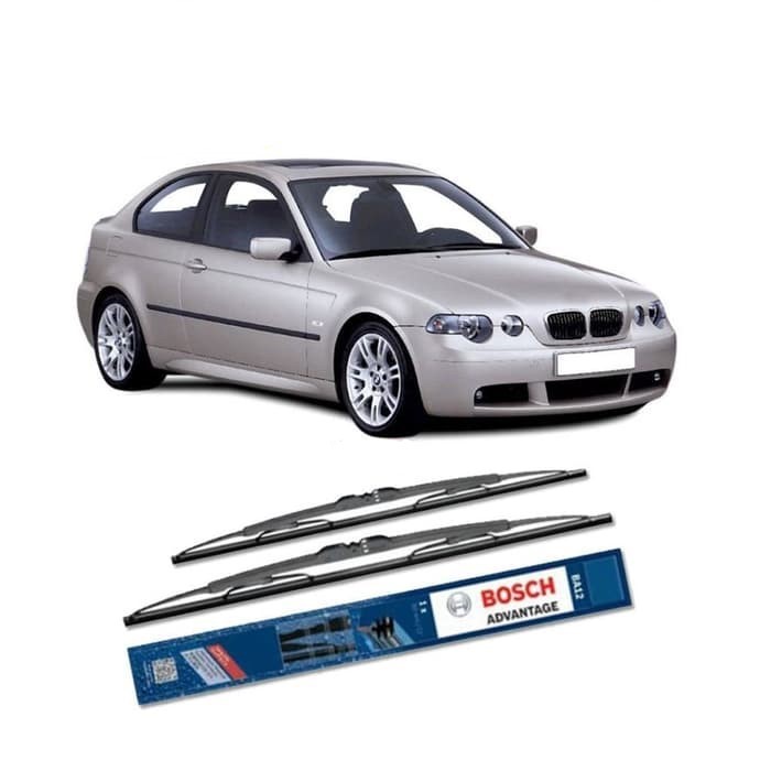 Wiper Bosch Advantage BMW 3 Coupe E 46 22&quot; &amp; 19&quot; Sepasang Wiper Kiri dan Kanan Bosch