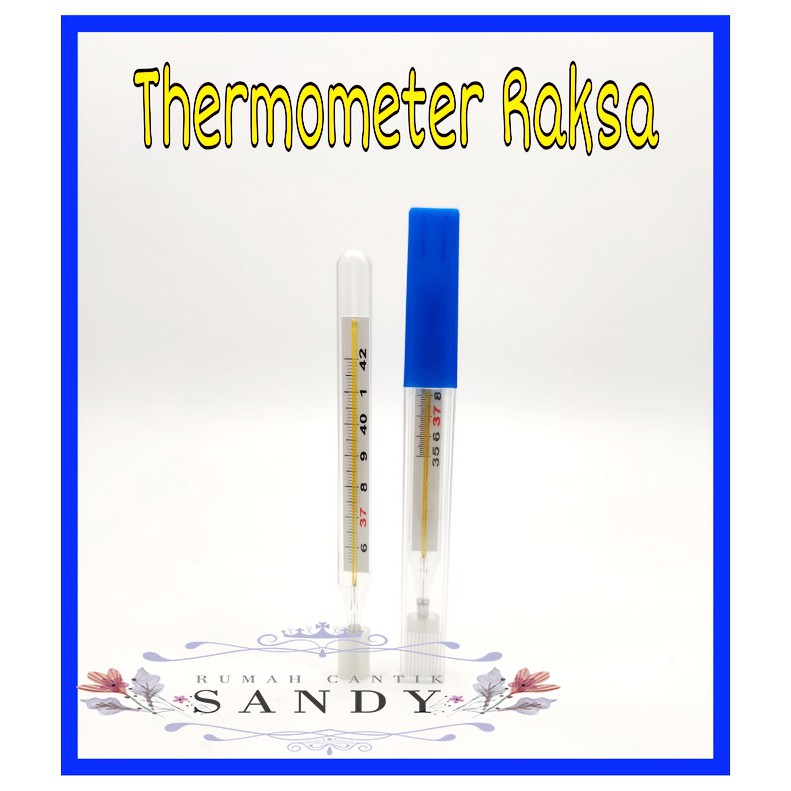 Thermometer / Termometer Ketiak / air raksa ~ Pengatur Suhu Tubuh