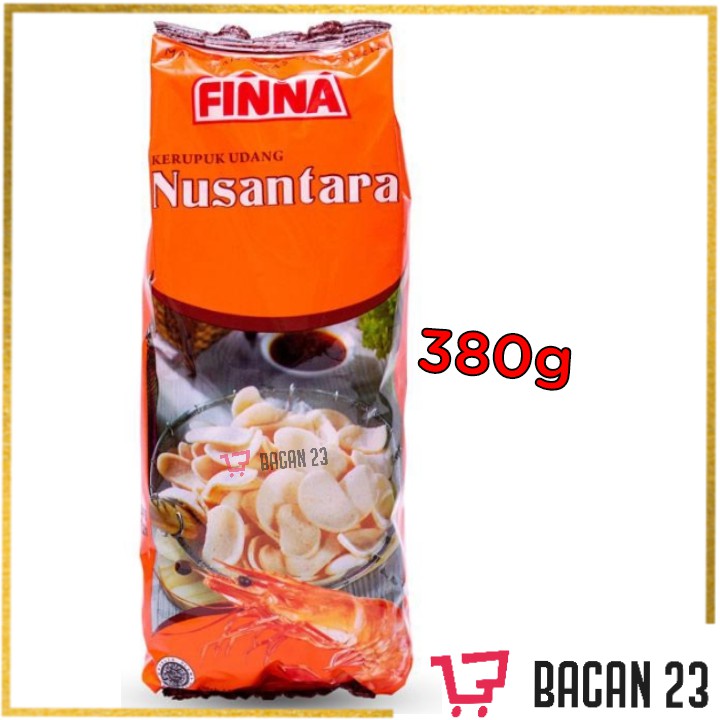 Kerupuk Udang Finna Nusantara 380gr / Krupuk Rasa Udang / Bacan 23 - Bacan23