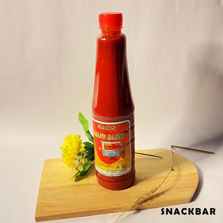 

Saos Tomat - Saos Tomat Abang Bakso - Saos UBI - Saos Botolan 620 Gram