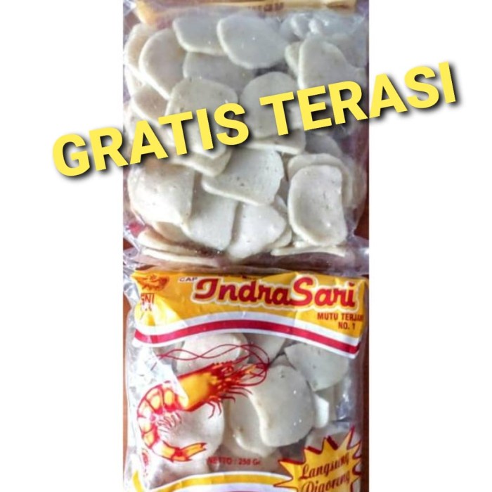 

SALE KRUPUK INDRASARI KANCING 250gram