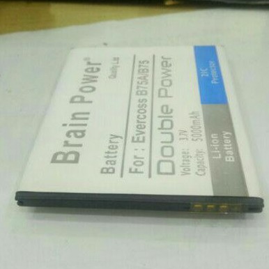 Baterai evercoss B75 B75A A75A B75G A28T A12B U50A max double power batre ever coss