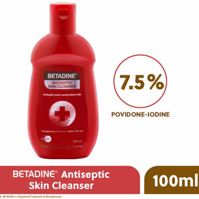 Jual Betadine Antiseptic Skin Cleanser 100 ml 100ml Termurah Shopee