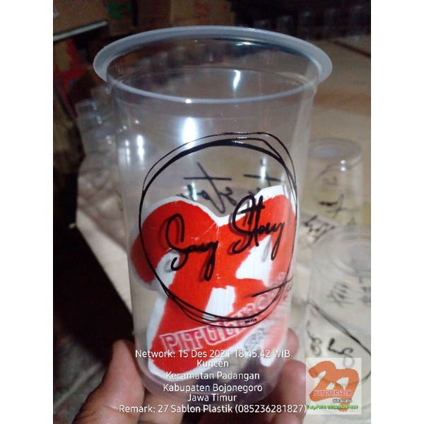 

CUP PLASTIK SABLON KEMASAN MINUMAN KEKINIAN