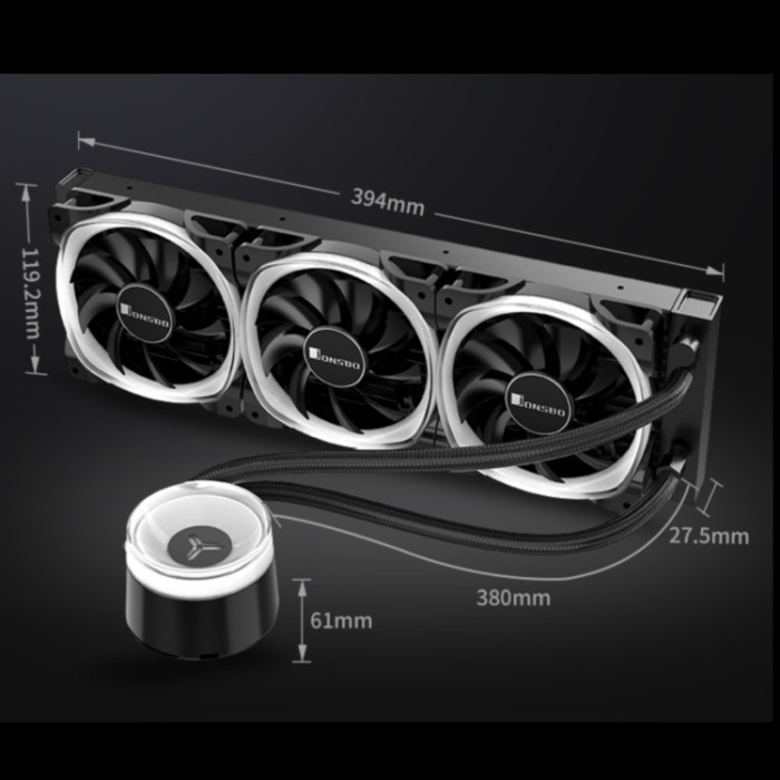 JONSBO TW2-360 PRO ARGB Angel Eyes Liquid Cooling CPU