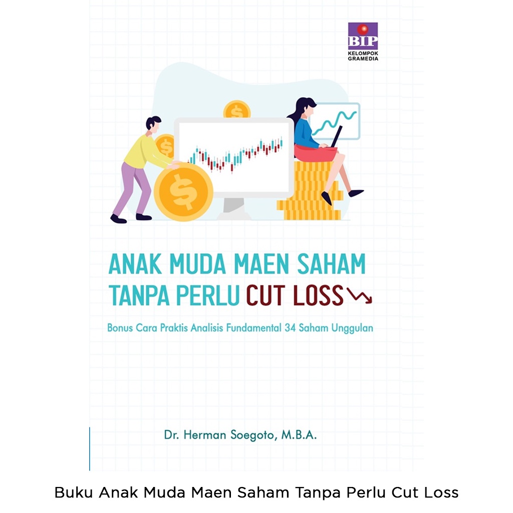 Gramedia Bali - Buku Anak Muda Maen Saham Tanpa Perlu Cut Loss