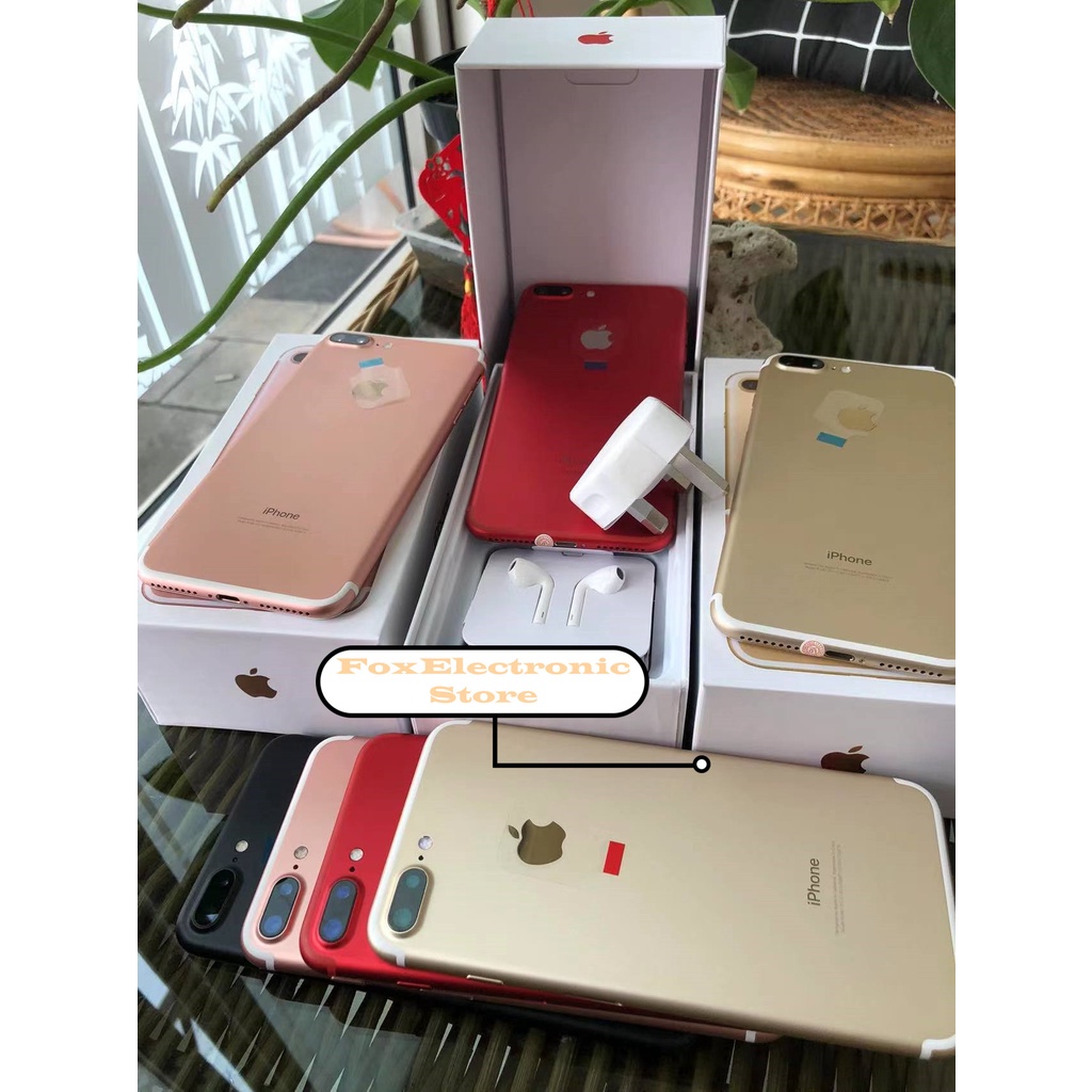 iPhone 7Plus 128GB  Fullset  All Sim Silent Original Second Mulus100% 3utools All Green (Garansi 1 Tahun)-8