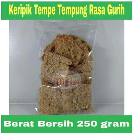 

Keripik Kripik Tempe Gurih 250 Gr Home Made