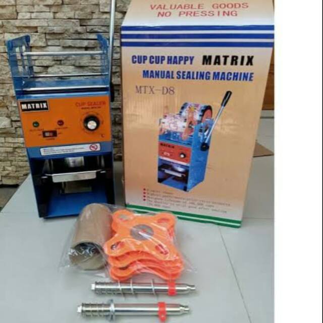 Cup Sealer merk Matrix MTX-D8 dapat plastik