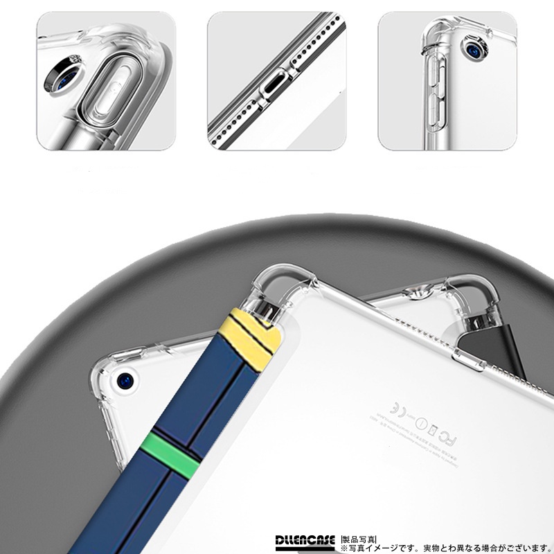 Dllencase Dengan Holder Pensil Untuk iPad Pro 11 2019 2020 10.2 7 / 8th Generation 2018 9.7 5 / 6th Mini 4 5 Air 4 10.5 10.9 A281