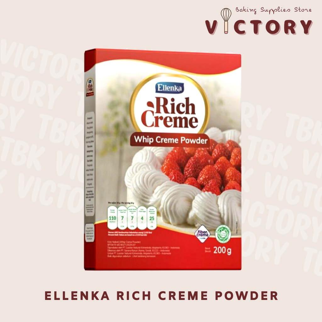 

Ellenka Rich Creme Whip Cream Powder