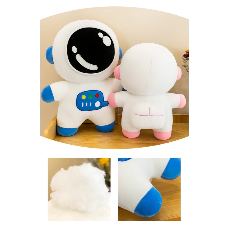 Boneka Mainan Mewah Astronot Lucu 40cm Hadiah Bantal Super Lembut Untuk Anak Laki-Laki Dan Perempuan