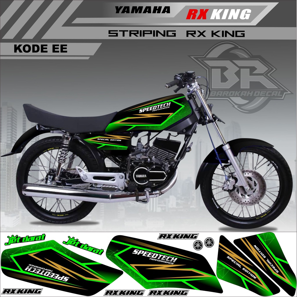 Sticker Rx King Variasi Stiker Lis Striping Rx King Kode EE