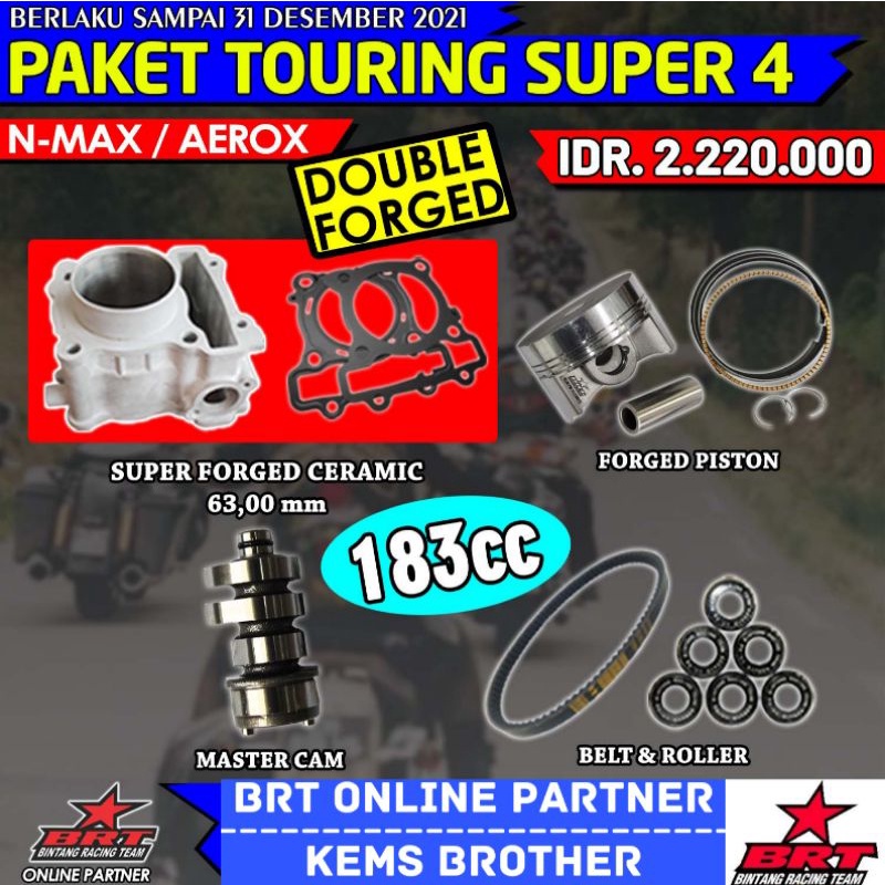 PAKET TOURING SUPER 4 NMAX/AEROX