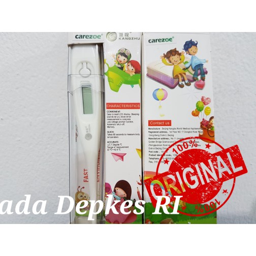 Pengukur Suhu Tubuh - Thermometer Digital Kangzhu - Alat ukur suhu badan