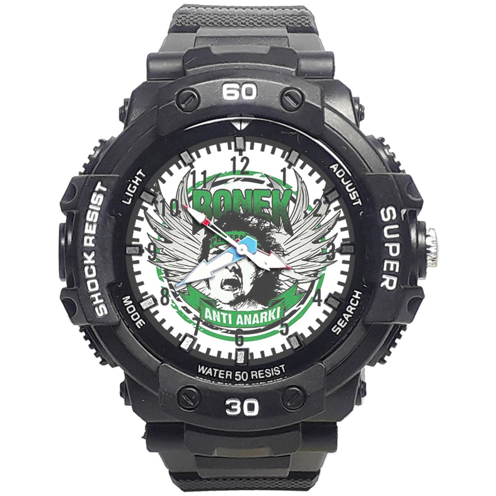 Jam Tangan  PERSEBAYA MOTIF 8 Bagus