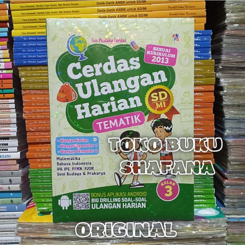 Buku Cerdas Ulangan Harian Tematik Kelas 3 SD/MI Kurikulum 2013 Pustaka Baru Press