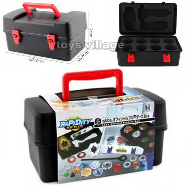 Beyblade Box Storage Case Tempat Penyimpanan Gangsing Launcher Beyblade dan aksesoris lainnya
