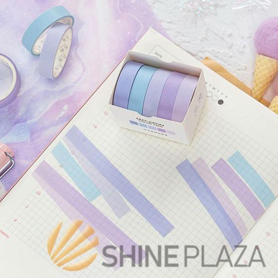 

SALE!! KODE-770 Masking Tape Pastel Macaron Set 5 pcs - Washi Tape - Masking Tape Set