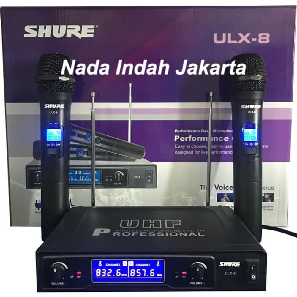 Promo Microphone Mic Wireless Shure ULX8   Shure ULX 8 Limited