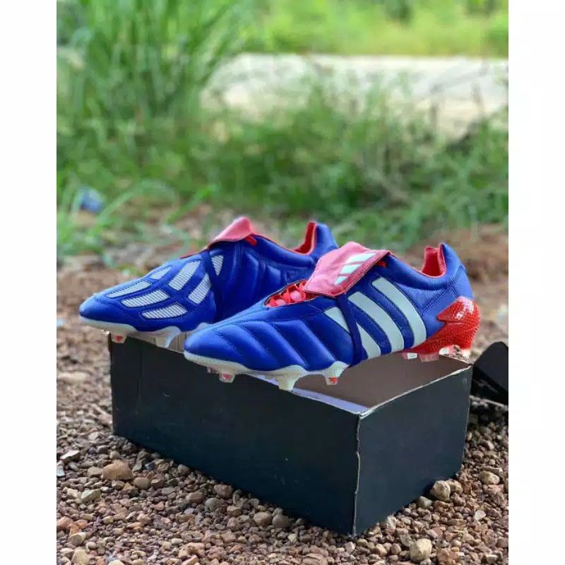 Adidas Predator Mania Leather REMAKE Blue White Red