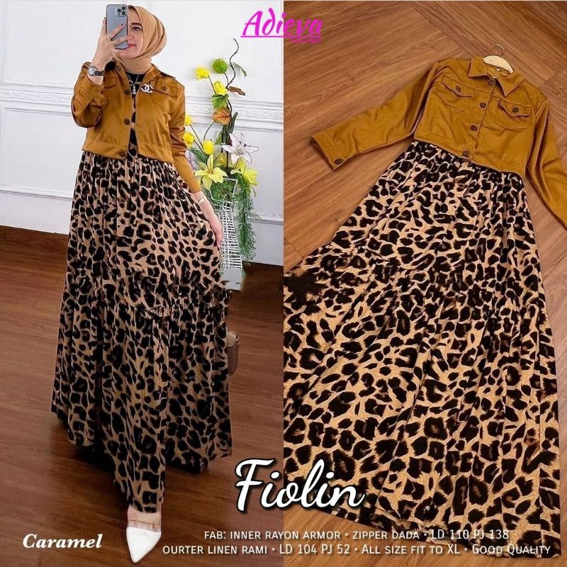 Gamis/Dress All Motif Alila Stacy Livy/Livina Almera Pretty Helina Flavio Erella Fiolin Gressy Miloa Jelio Amaris Sabrina Vidya Areola Talia Machio Zolla Geisya Gladis Eldora Morea Angeli Celine Adieva Matt Rayon Viscose-Fiolin caramel