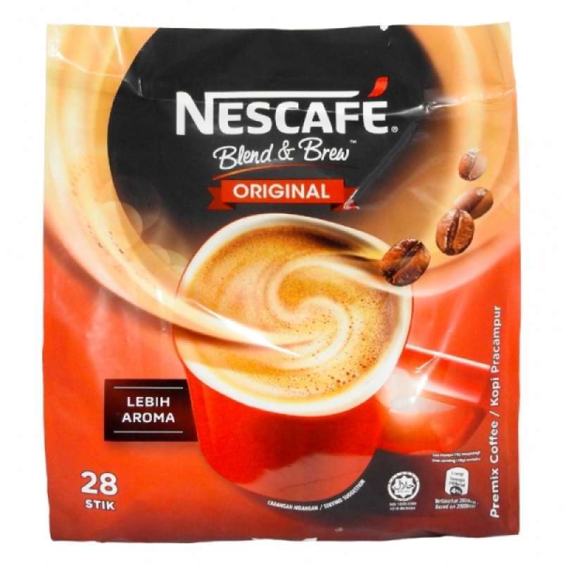 

Kopi Nescafe Blend & Brew Original 28 sticks x 19 gr Malaysia